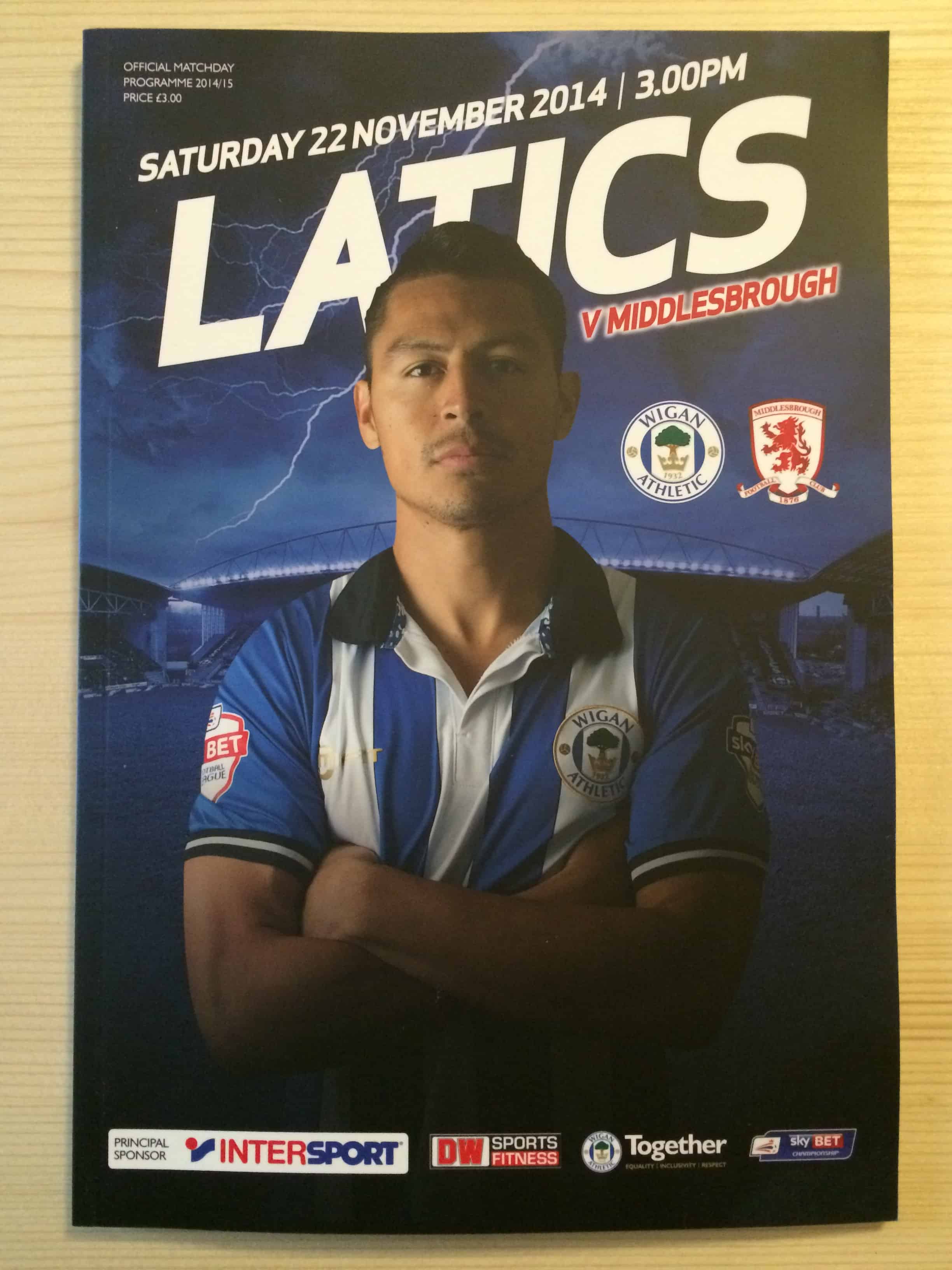 Wigan Athletic FC v Middlesbrough FC